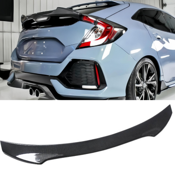 Honda Civic 10th Gen Rear Carbon Fiber Look Boot Spoiler | Type R Style